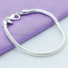 925 Silver Snake Chain Bracelet