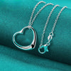 925 Silver 18 Inch Love Heart Pendant Necklace