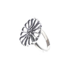 925 Sterling Silver Wired Daisy Ring